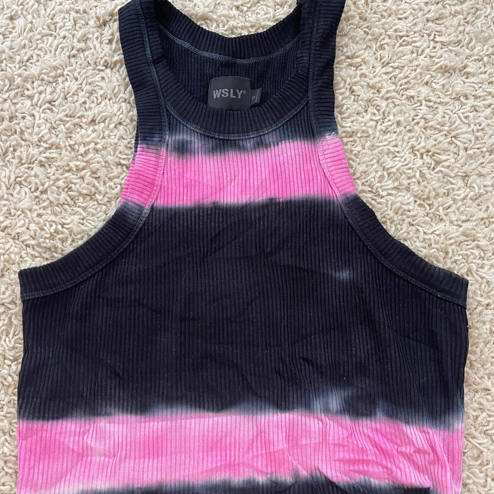 Bandier ribbed tank